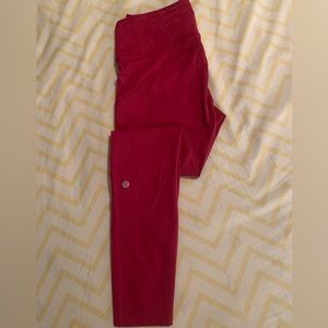 Lululemon leggings Size 8 colour pink